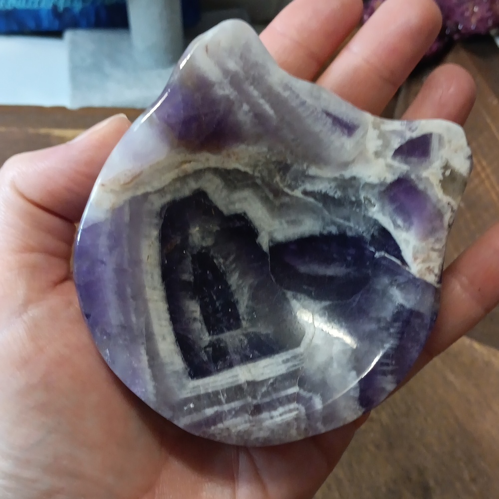 Purple Stone Cat-Shaped Home Accent - Picture 3 of 5